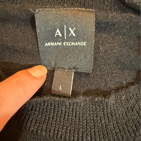 Armani exchange Womens lamb wool sweater large petit - Picture 10 of 10